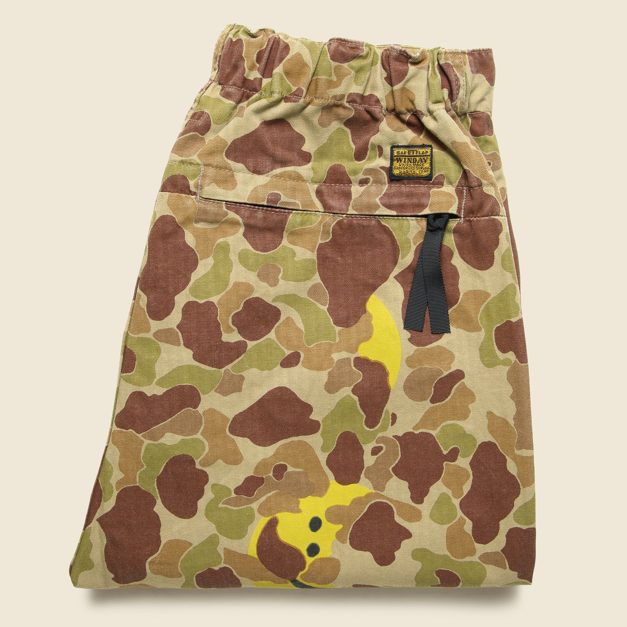 
                          Happy Peek-A-Boo Camo Easy Pants - Beige Khaki - Kapital - STAG Provisions - Pants - Twill
                        