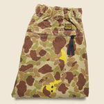 Happy Peek-A-Boo Camo Easy Pants - Beige Khaki - Kapital - STAG Provisions - Pants - Twill