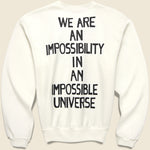 Coneybowy Moon Knit Crew Sweatshirt - White - Kapital - STAG Provisions - Tops - Fleece / Sweatshirt
