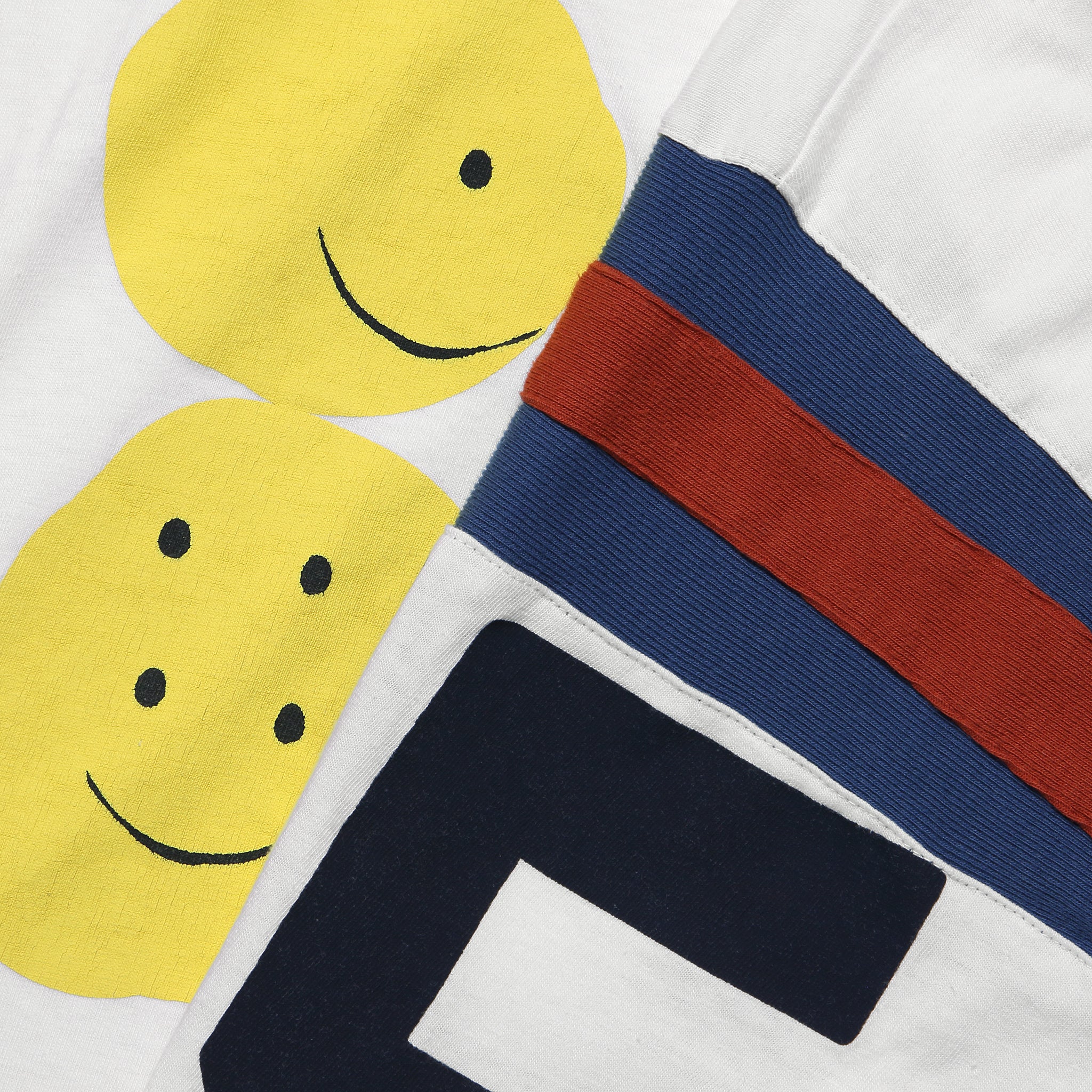 Rainbowy 55 Football HUGE Tee - White - Kapital - STAG Provisions - Tops - S/S Tee