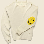 Rainbowy Patch Crew Sweater - Ecru - Kapital - STAG Provisions - Tops - Sweater
