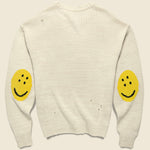Rainbowy Patch Crew Sweater - Ecru - Kapital - STAG Provisions - Tops - Sweater