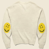 Rainbowy Patch Crew Sweater - Ecru - Kapital - STAG Provisions - Tops - Sweater