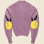 Coneybowy Short Cardigan - Pink Purple - Kapital - STAG Provisions - Tops - Sweater