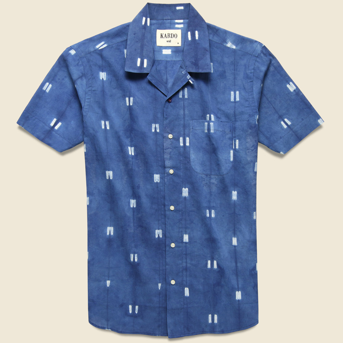 Kardo Lamar Shirt - Indigo Shibori