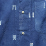 Lamar Shirt - Indigo Shibori - Kardo - STAG Provisions - Tops - S/S Woven - Other Pattern