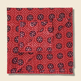 Mosiac Block Print Bandana - Red/Navy - Kardo - STAG Provisions - Accessories - Bandanas