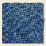 Geometric Squares Block Print Bandana - Blue - Kardo - STAG Provisions - Accessories - Bandanas