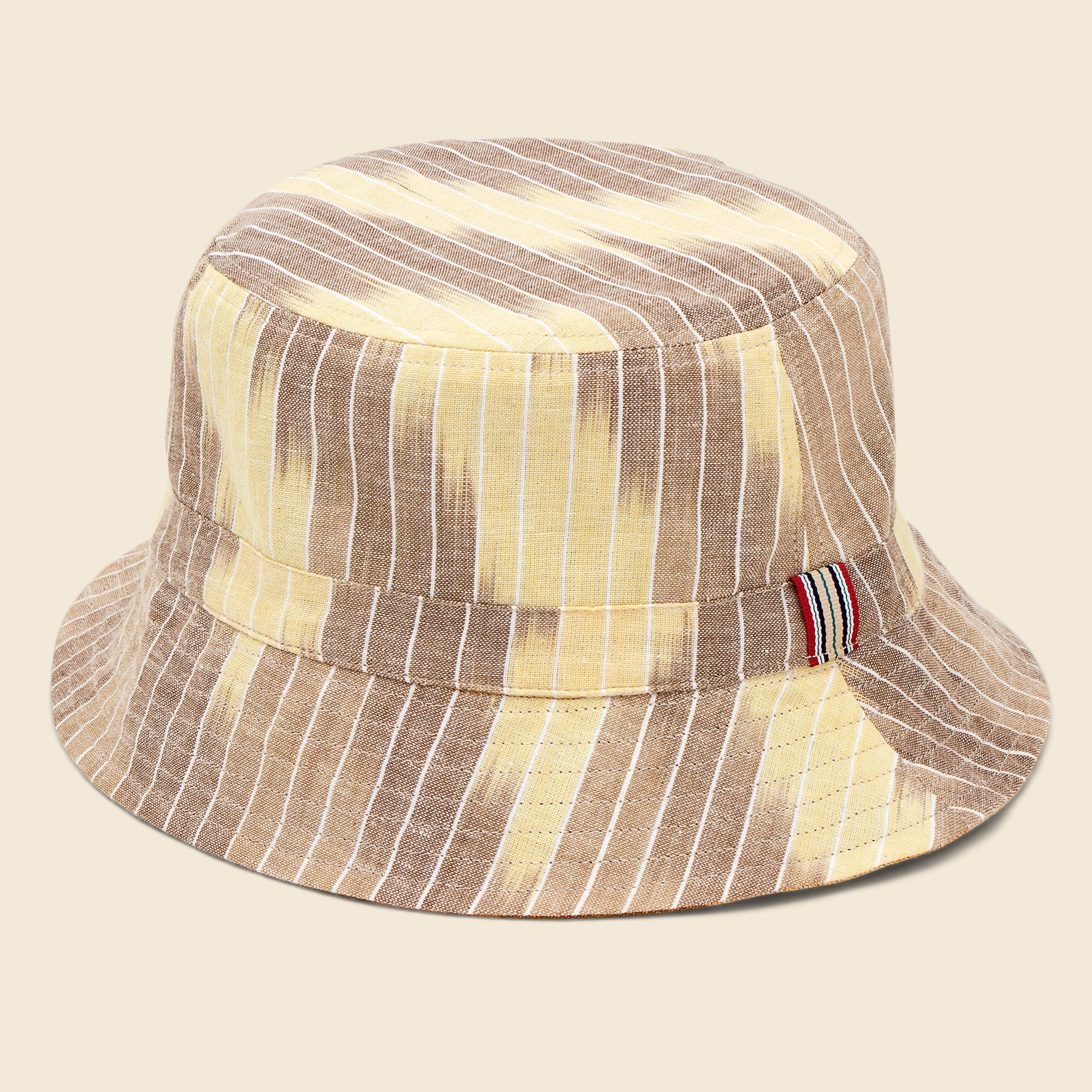 Reversible Ikat Print Bucket Hat - Purple/Yellow - Kardo - STAG Provisions - Accessories - Hats