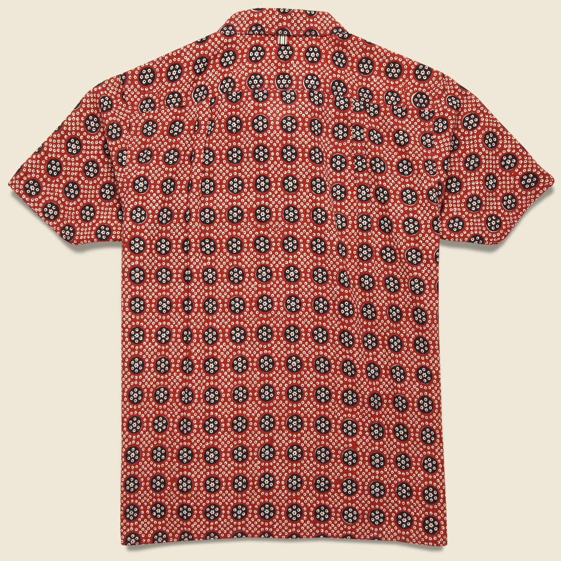 Mosaic Block Print Chintan Shirt - Red/Navy - Kardo - STAG Provisions - Tops - S/S Woven - Other Pattern