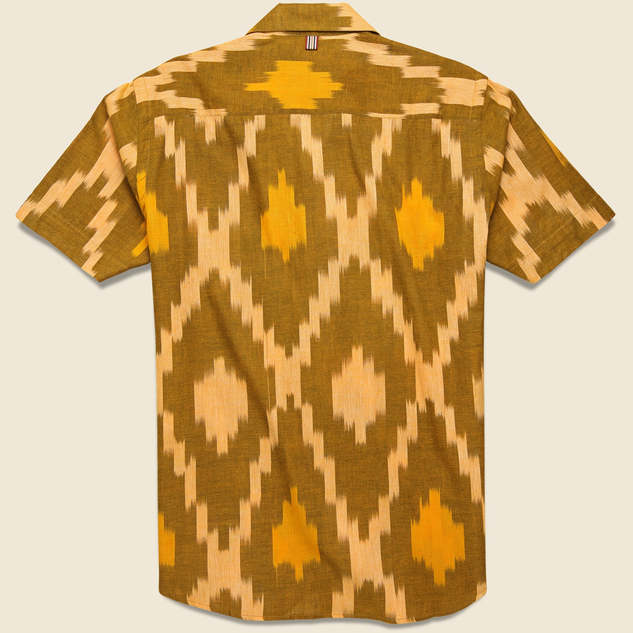 
                          Lamar Ikat Shirt - Yellow - Kardo - STAG Provisions - Tops - S/S Woven - Other Pattern
                        