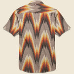 Lamar Ikat Shirt - Red/Orange - Kardo - STAG Provisions - Tops - S/S Woven - Other Pattern