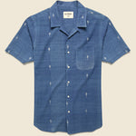 Lamar Jamdhani Shirt - Indigo - Kardo - STAG Provisions - Tops - S/S Woven - Other Pattern
