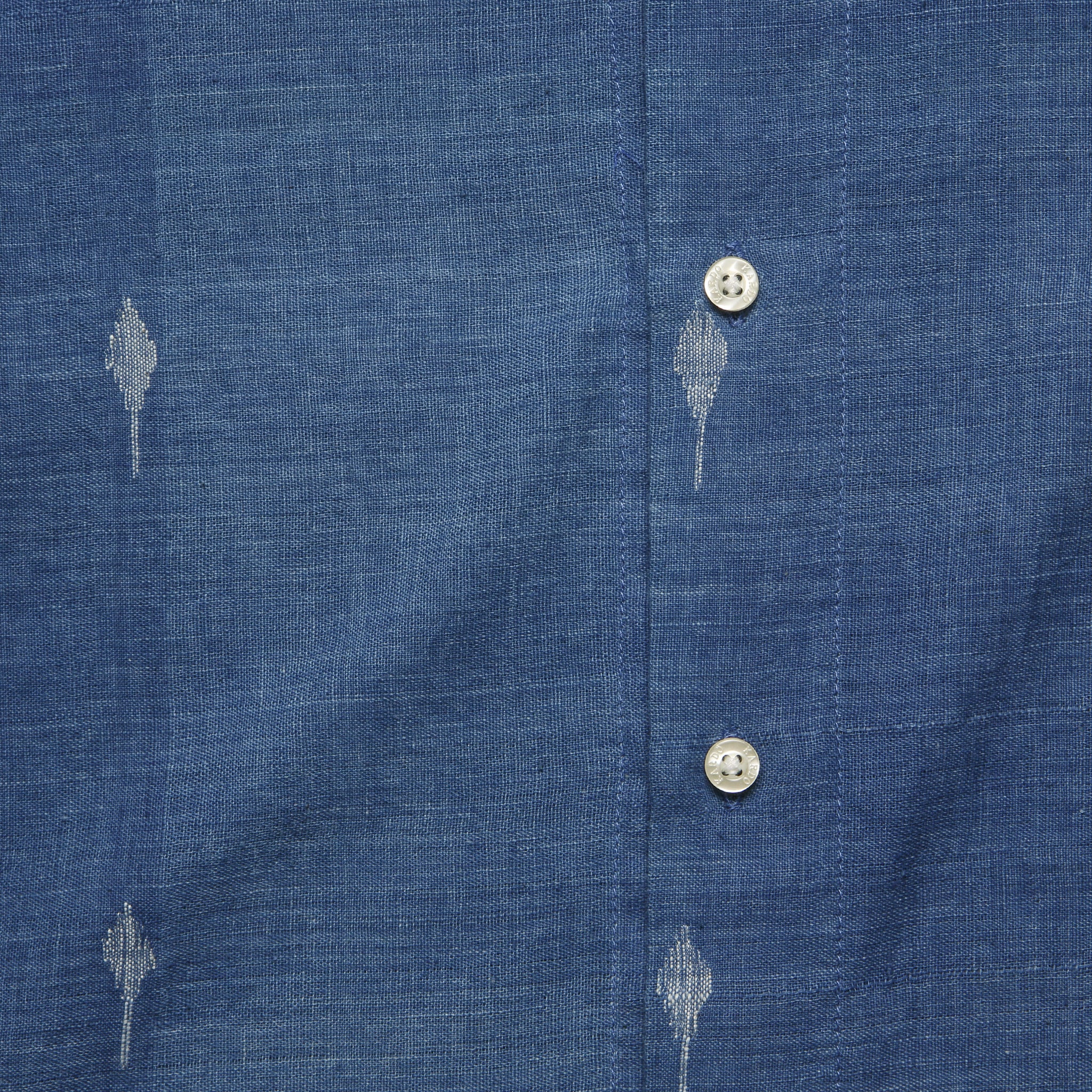 Lamar Jamdhani Shirt - Indigo - Kardo - STAG Provisions - Tops - S/S Woven - Other Pattern