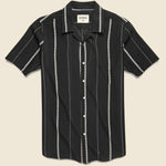Lamar Jamdhani Shirt - Black - Kardo - STAG Provisions - Tops - S/S Woven - Stripe