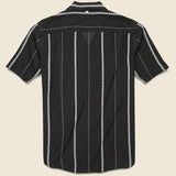 Lamar Jamdhani Shirt - Black - Kardo - STAG Provisions - Tops - S/S Woven - Stripe