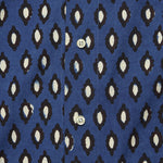 Lamar Block Print Shirt - Blue/Black - Kardo - STAG Provisions - Tops - S/S Woven - Other Pattern