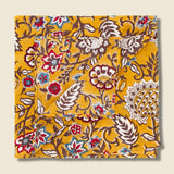 Block Print Floral Bandana  - Yellow - Kardo - STAG Provisions - Accessories - Bandanas