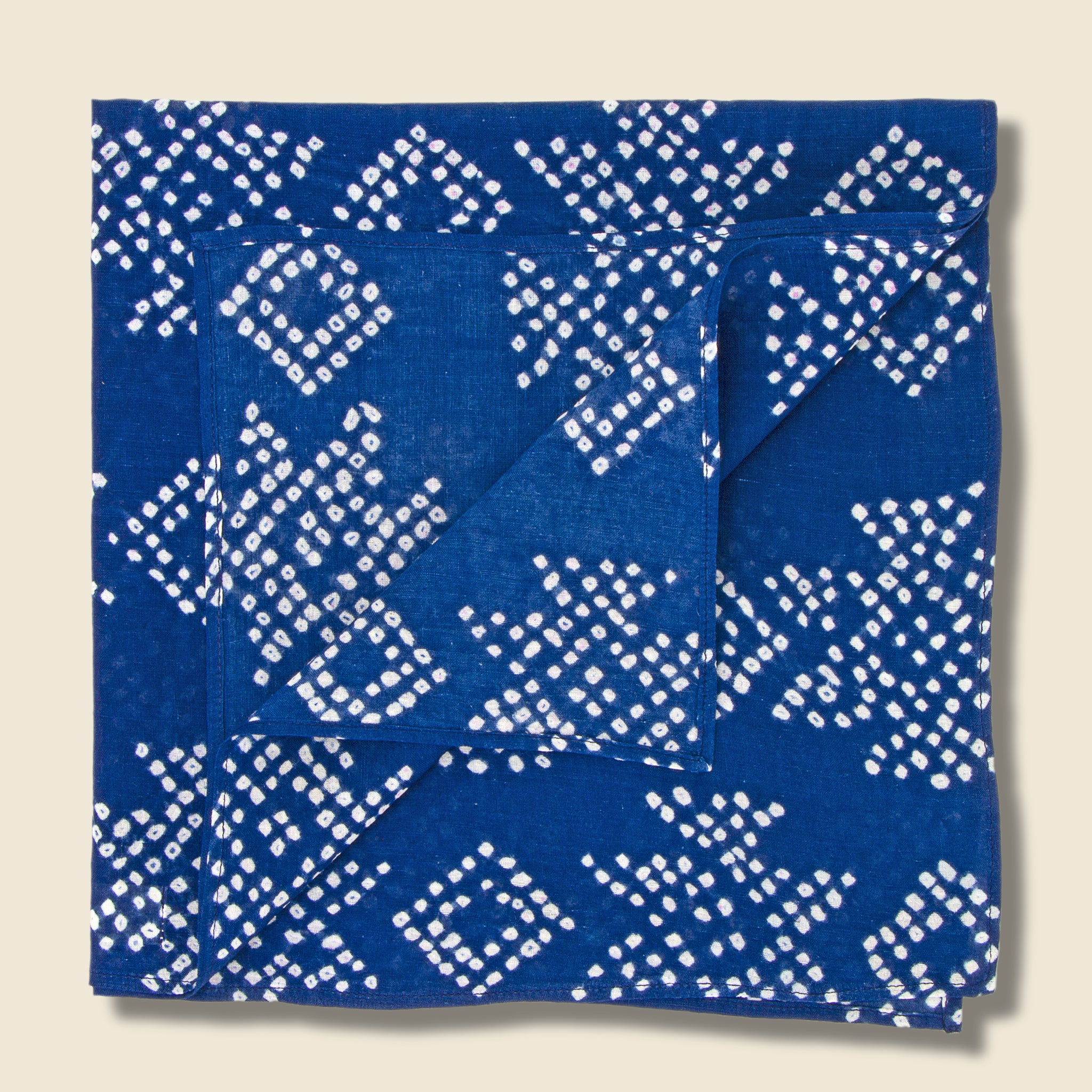 
                          Bandhani Bandana  - Indigo Geo Dot - Kardo - STAG Provisions - Accessories - Bandanas
                        