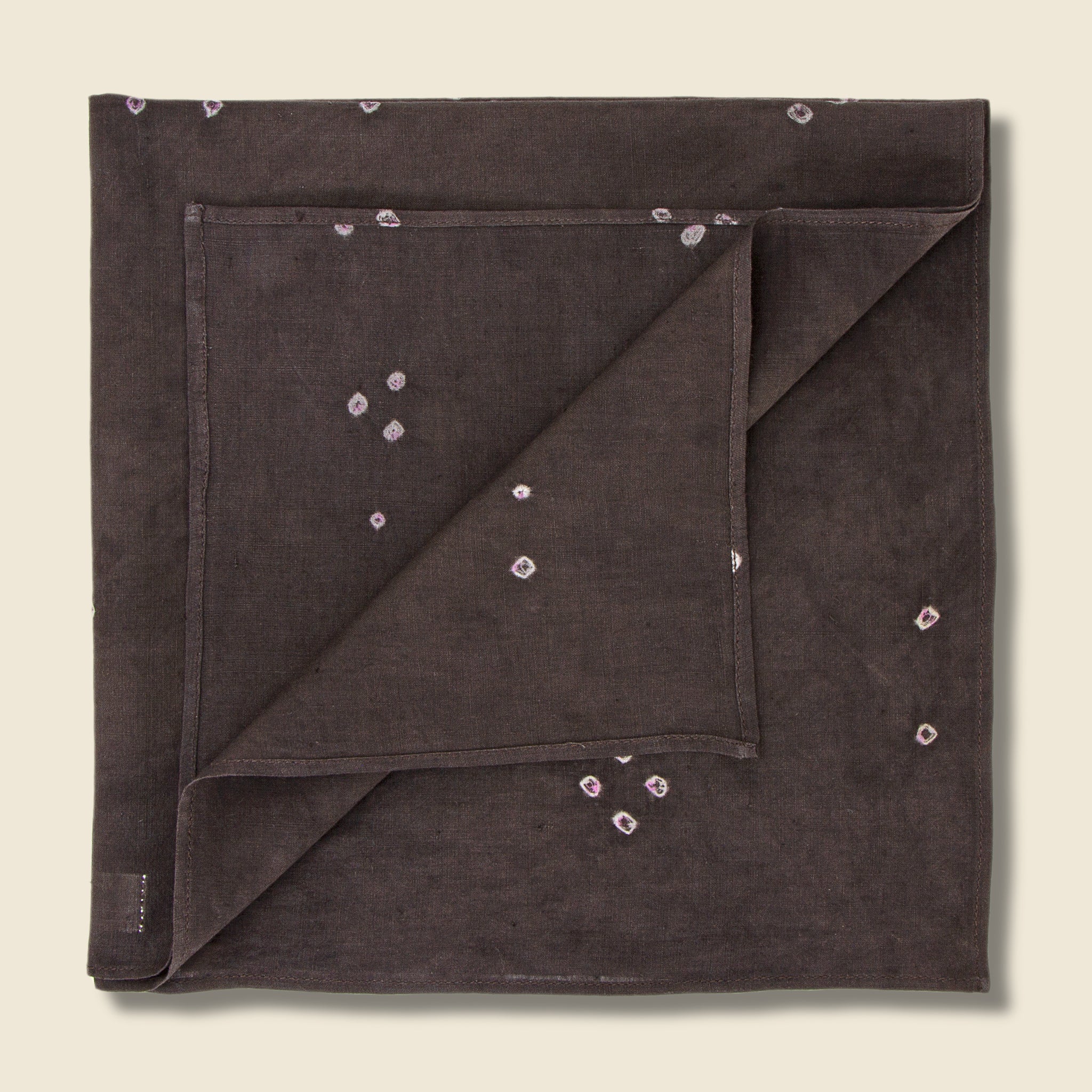 Bandhani Bandana  - Charcoal Dot - Kardo - STAG Provisions - Accessories - Bandanas