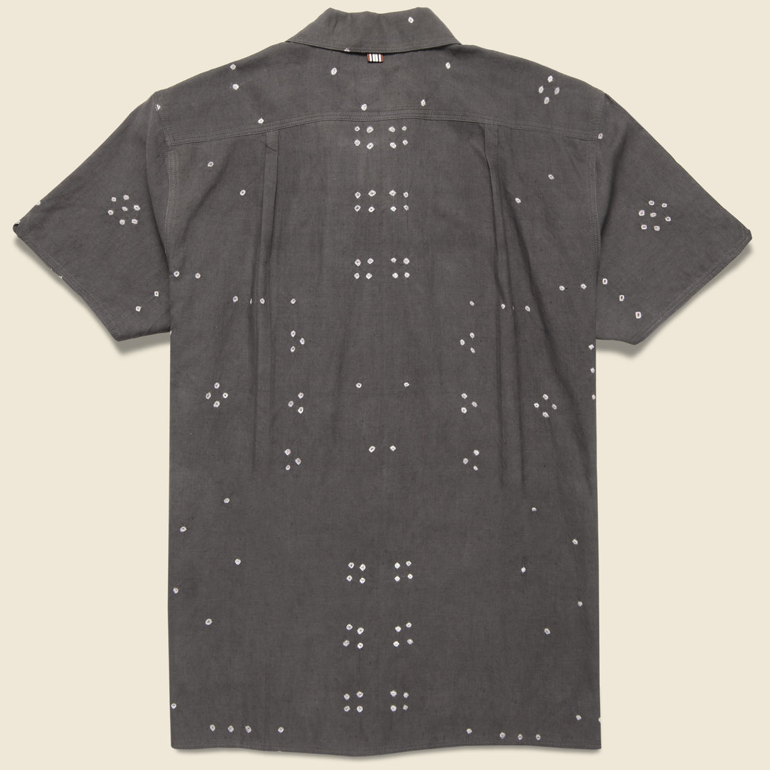 Chintan Bandhani Dot Shirt - Charcoal - Kardo - STAG Provisions - Tops - S/S Woven - Dot