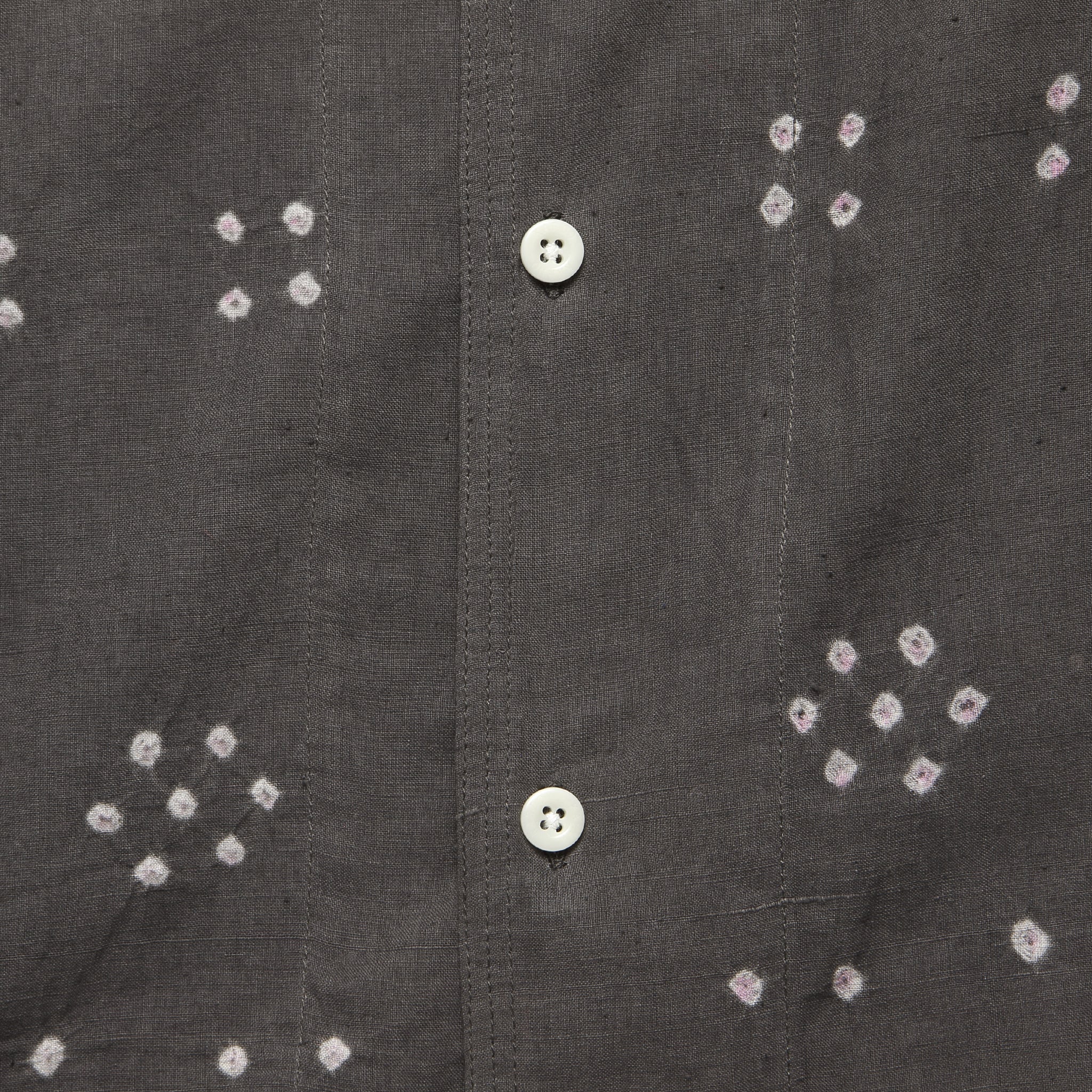 Chintan Bandhani Dot Shirt - Charcoal - Kardo - STAG Provisions - Tops - S/S Woven - Dot