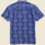 Chintan Bandhani Geo Dot Shirt - Indigo - Kardo - STAG Provisions - Tops - S/S Woven - Other Pattern