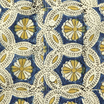 Chintan Block Print Daisy Shirt - Gold/Indigo - Kardo - STAG Provisions - Tops - S/S Woven - Other Pattern