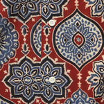 Lamar Block Print Tile Shirt - Red/Blue - Kardo - STAG Provisions - Tops - S/S Woven - Other Pattern