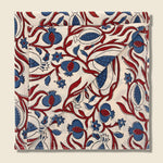 Floral Vine Block Print Bandana - White/Red/Blue - Kardo - STAG Provisions - Accessories - Bandanas
