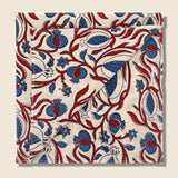 Floral Vine Block Print Bandana - White/Red/Blue - Kardo - STAG Provisions - Accessories - Bandanas