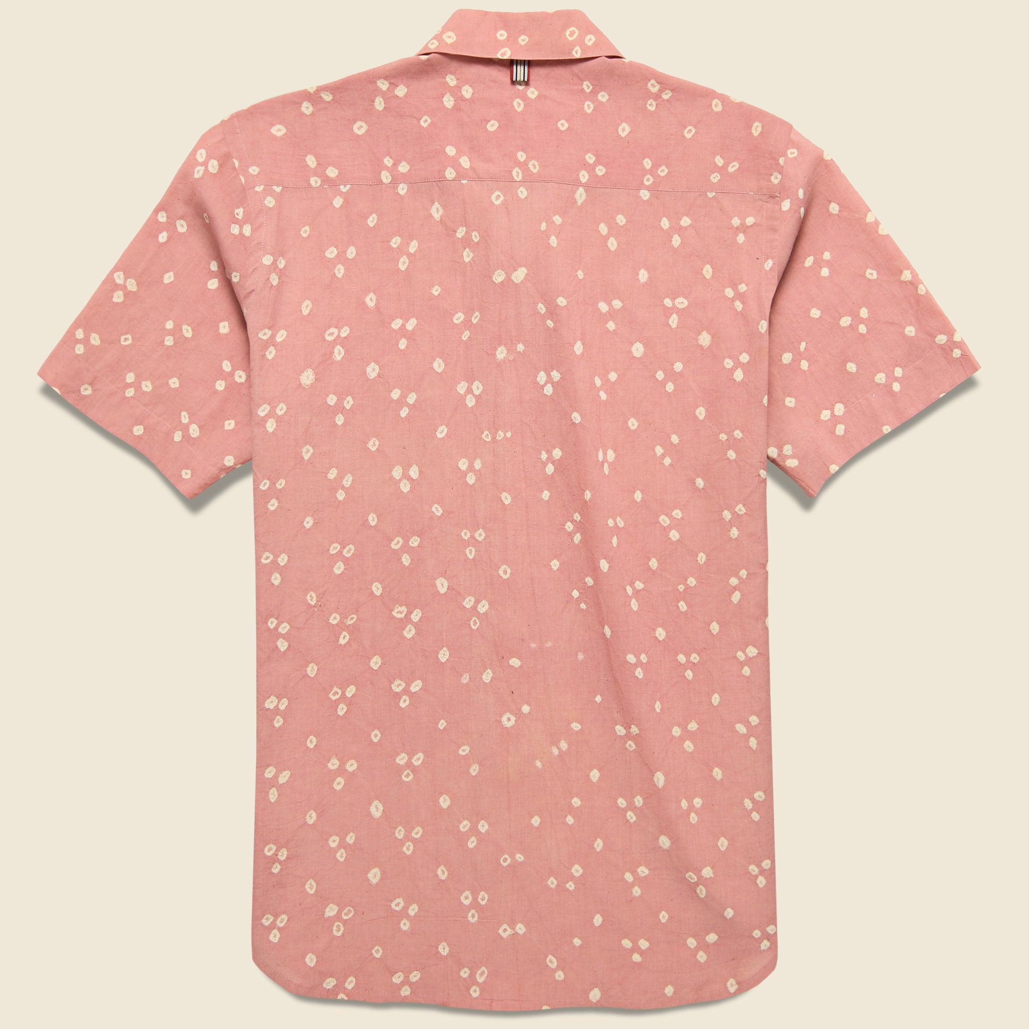 
                          Lamar Pyramid Dot Bandhani Shirt - Pink - Kardo - STAG Provisions - Tops - S/S Woven - Dot
                        