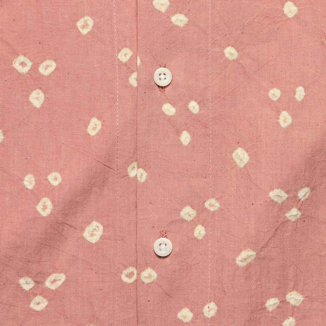 Lamar Pyramid Dot Bandhani Shirt - Pink