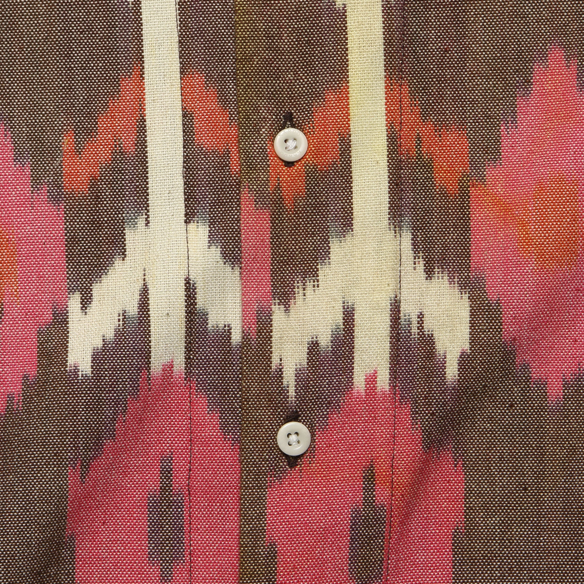 
                          Lamar Handloom Ikat Shirt - Brown/Pink - Kardo - STAG Provisions - Tops - S/S Woven - Other Pattern
                        