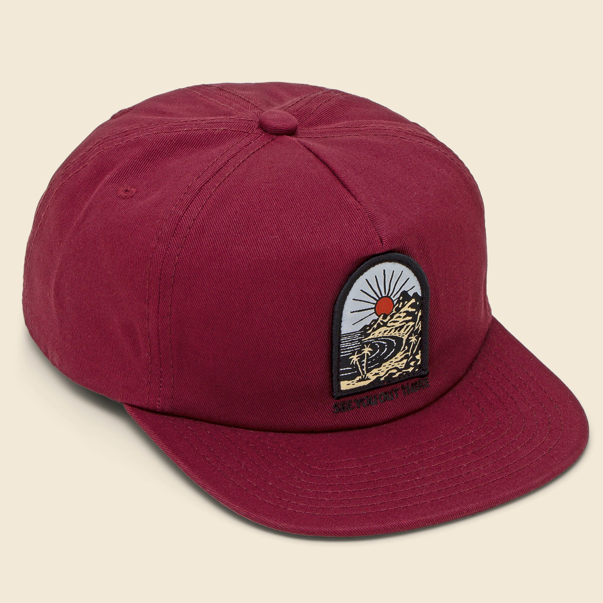 Point Hat - Deep Red - Katin - STAG Provisions - Accessories - Hats