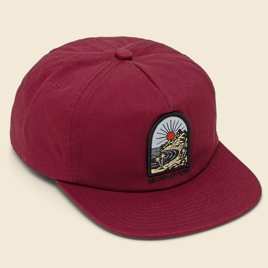Katin Point Hat - Deep Red