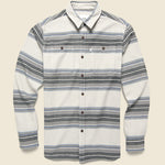 Sierra Flannel Shirt - Cement - Katin - STAG Provisions - Tops - L/S Woven - Stripe