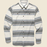 Sierra Flannel Shirt - Cement - Katin - STAG Provisions - Tops - L/S Woven - Stripe