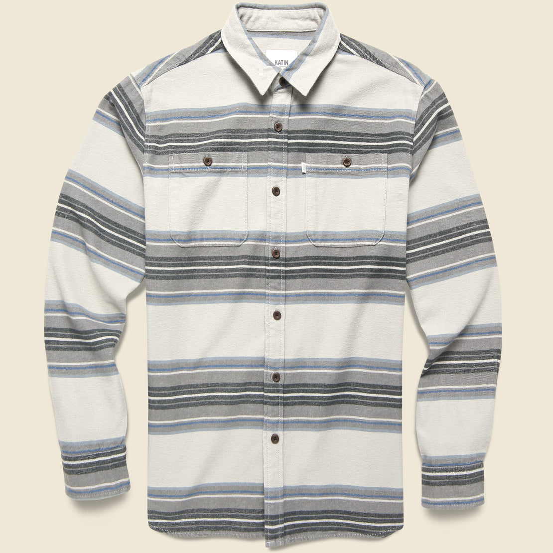 Katin Sierra Flannel Shirt - Cement