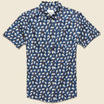 Feathers Shirt - Navy - Katin - STAG Provisions - Tops - S/S Woven - Other Pattern