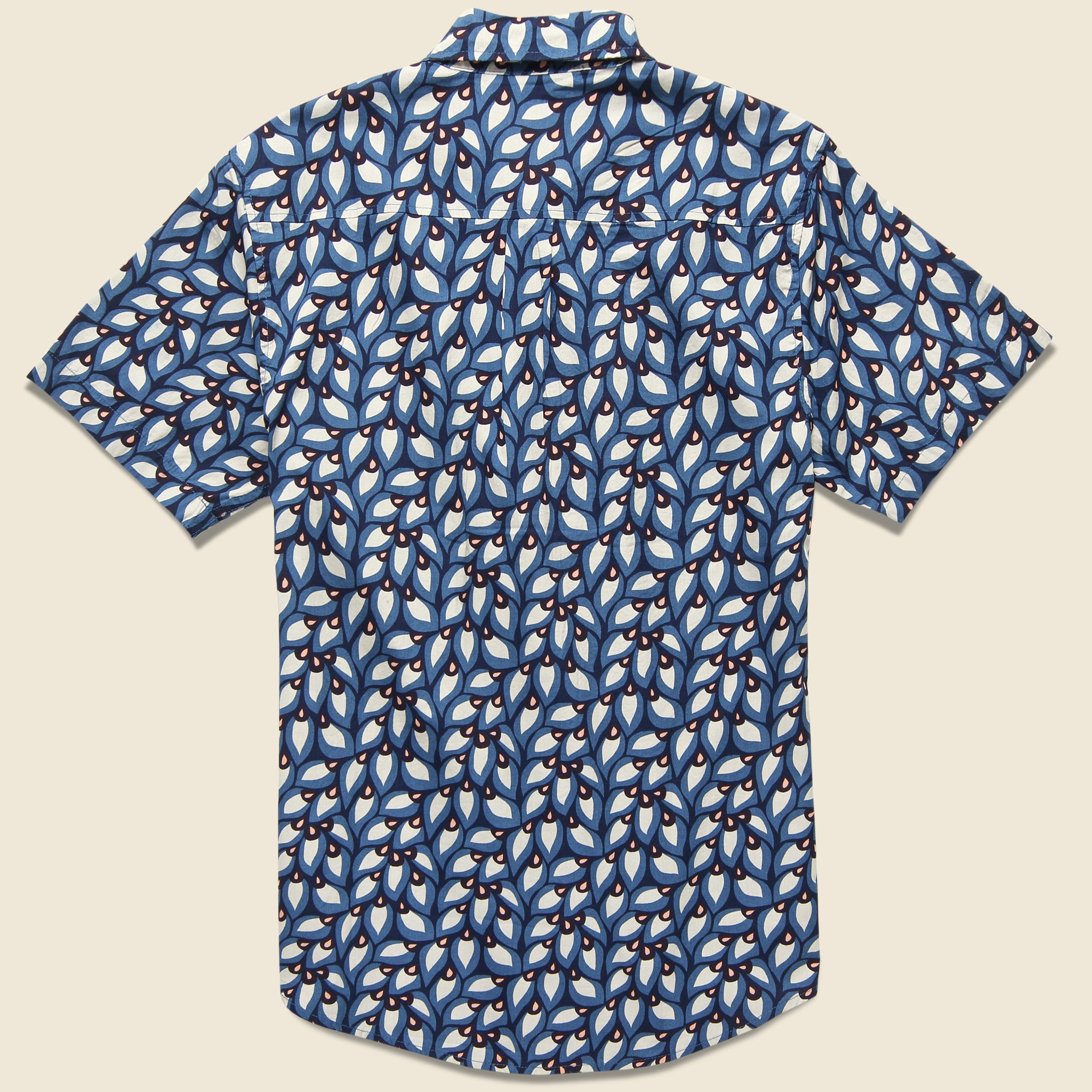 
                          Feathers Shirt - Navy - Katin - STAG Provisions - Tops - S/S Woven - Other Pattern
                        