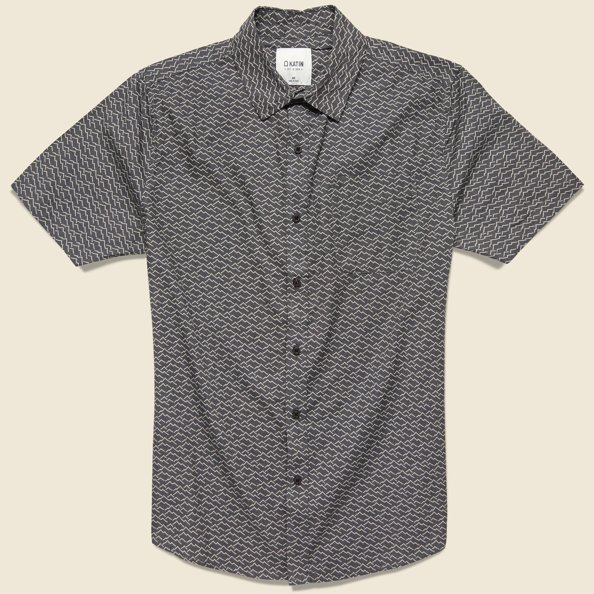 Summit Shirt - Gravel - Katin - STAG Provisions - Tops - S/S Woven - Other Pattern