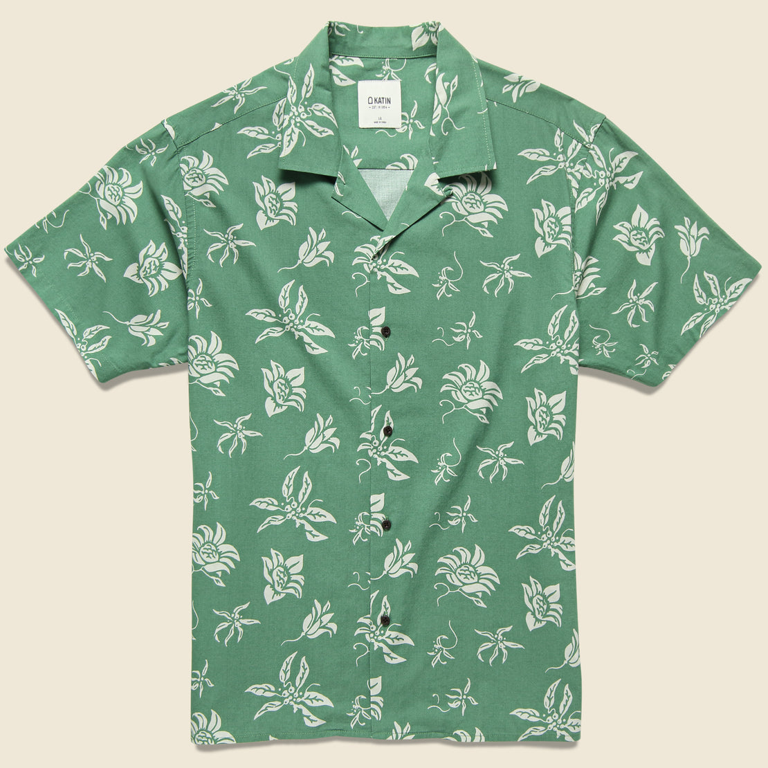 Katin Haiku Aloha Camp Shirt - Herb