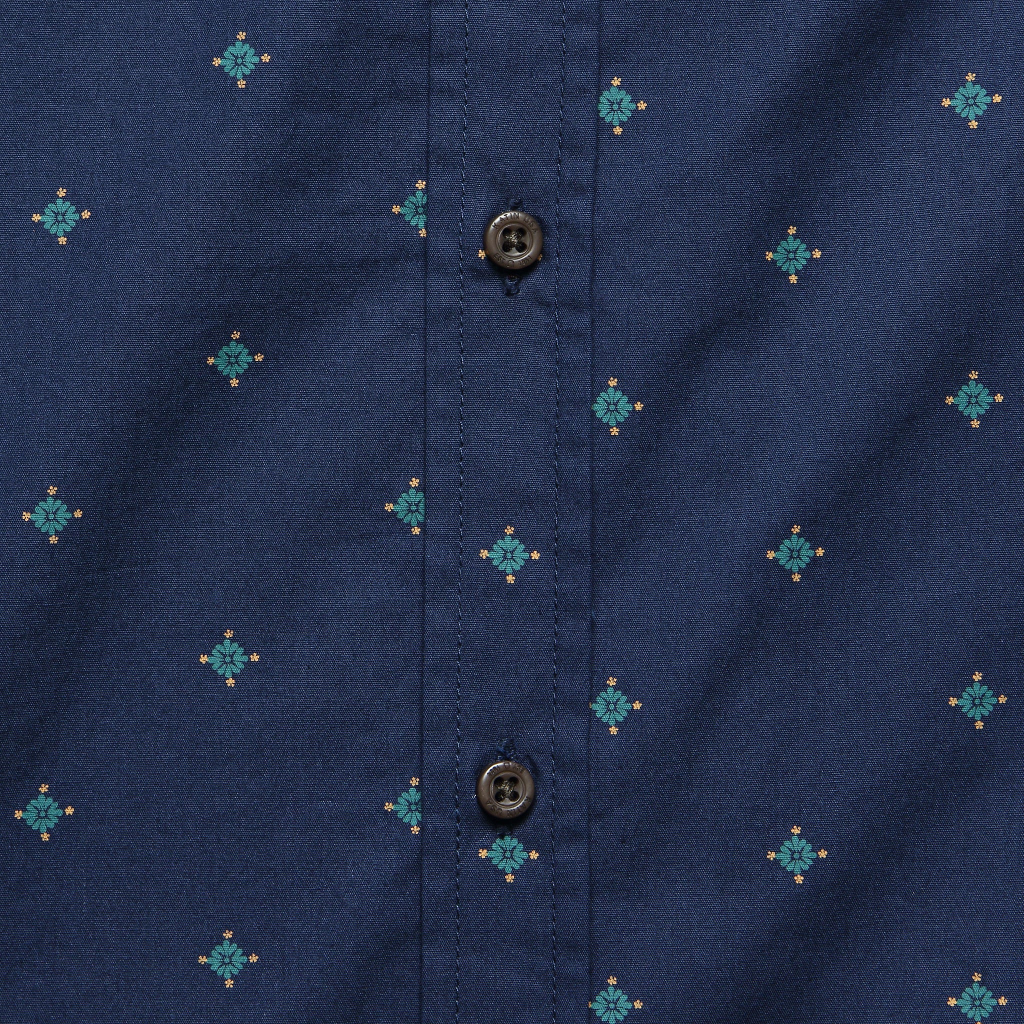 Santa Fe Shirt - Navy - Katin - STAG Provisions - Tops - S/S Woven - Other Pattern