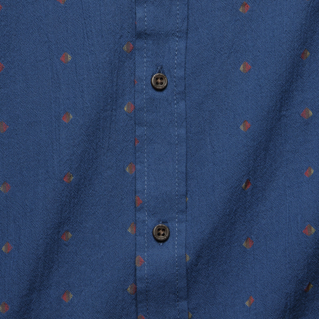 Carver Shirt - Natural/Navy - Katin - STAG Provisions - Tops - S/S Woven - Other Pattern