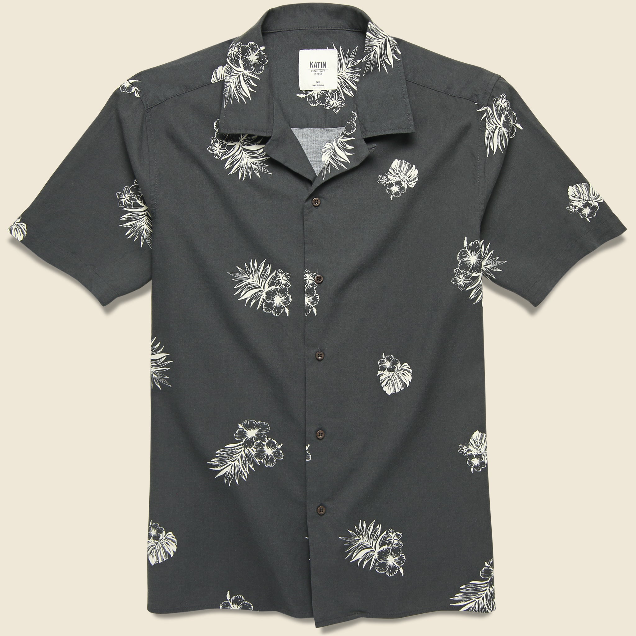 Kalani Shirt - Black Wash - Katin - STAG Provisions - Tops - S/S Woven - Floral
