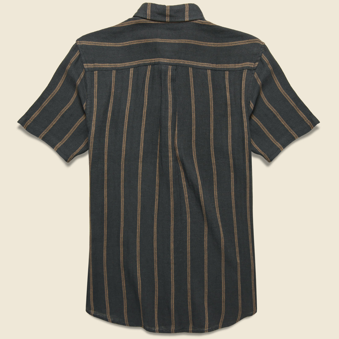Alan Stripe Shirt - Black Wash