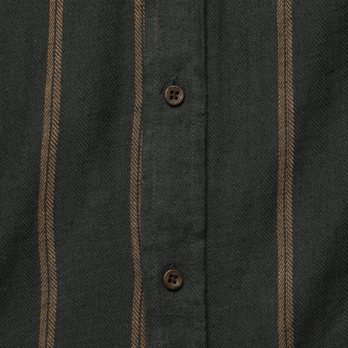 Alan Stripe Shirt - Black Wash