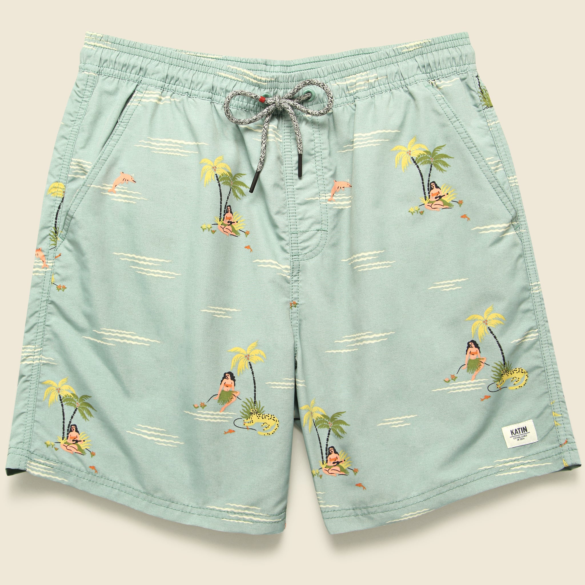 Lazy Days Trunk - Sky Blue - Katin - STAG Provisions - Shorts - Swim
