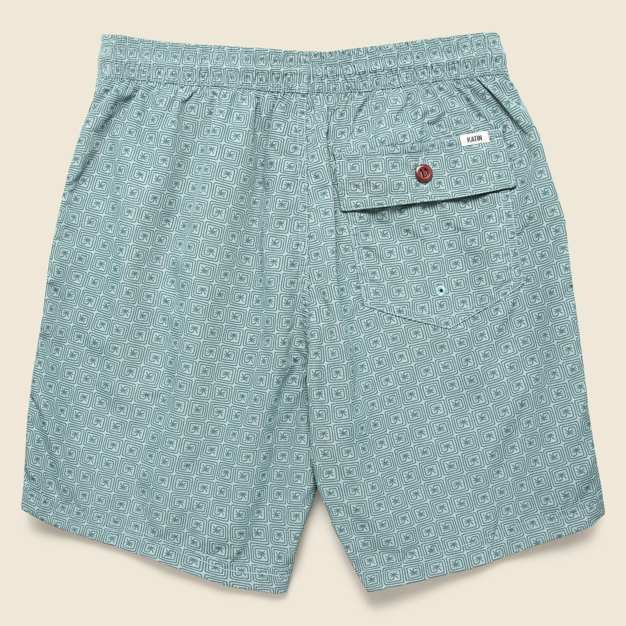 
                          Spiral Volley Swim Trunk - Teal - Katin - STAG Provisions - Shorts - Swim
                        